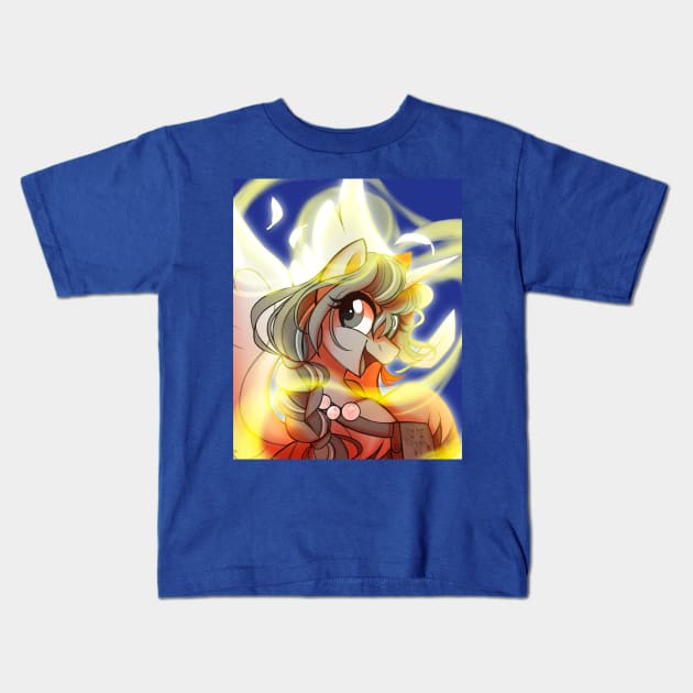 Alicorn Sunny Starscout Kids T-Shirt by Marie Oliver